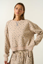 Load image into Gallery viewer, Beige Floral Sweatshirt