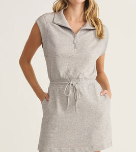 Z Supply Heather Grey Varsity Club Dress