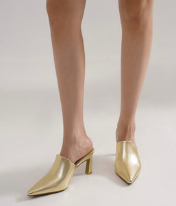 Gold Heeled Mule