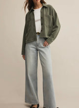 Load image into Gallery viewer, Z Supply Cropped All Day Knit Jacket-Hunter Green
