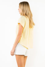 Load image into Gallery viewer, Yellow SS Gauze Top w/ Buttons (THML)