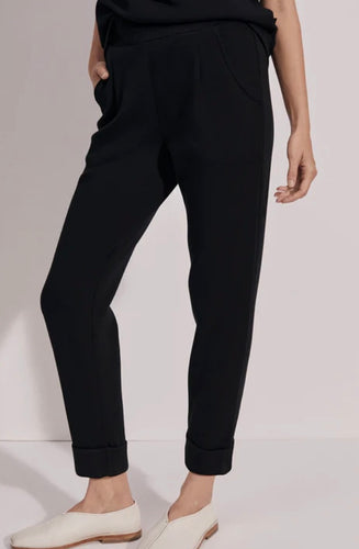 Varley Black Rolled Cuf Pant 25