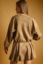 Load image into Gallery viewer, Ash Mocha Suede Cropped Jacket