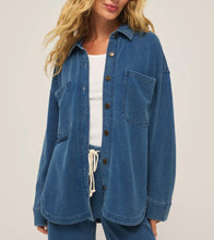 Load image into Gallery viewer, Z Supply Vintage Denim All Day Knit Jacket