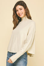 Load image into Gallery viewer, Button Detail LS Knit Sweater Oatmeal