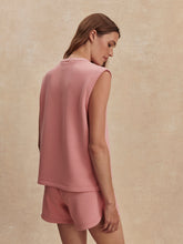 Load image into Gallery viewer, Varley Simmons Half Zip Tank- Brandy Rose