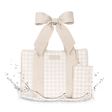 Load image into Gallery viewer, Case-Mate Latte Gingham Bow Jelly Tote