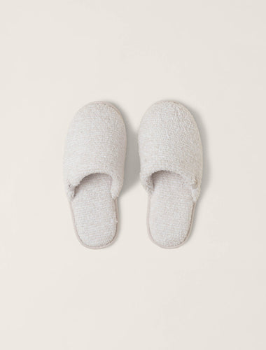 Barefoot Dreams CC Unisex Slippers Heather Stone