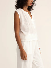 Load image into Gallery viewer, Z Supply White Cliffside V-Neck Airy Top