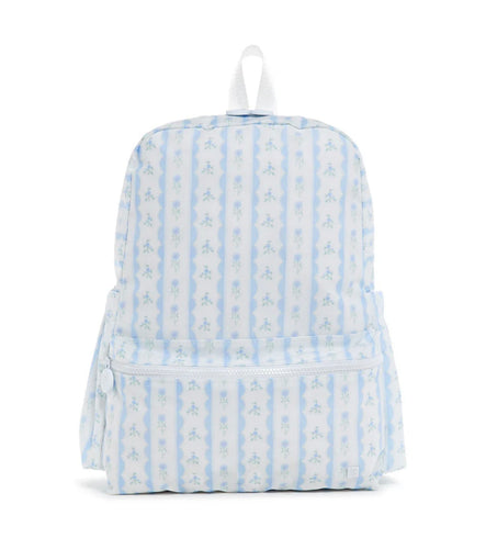 TRVL Backpacker- Ribbon Floral Blue