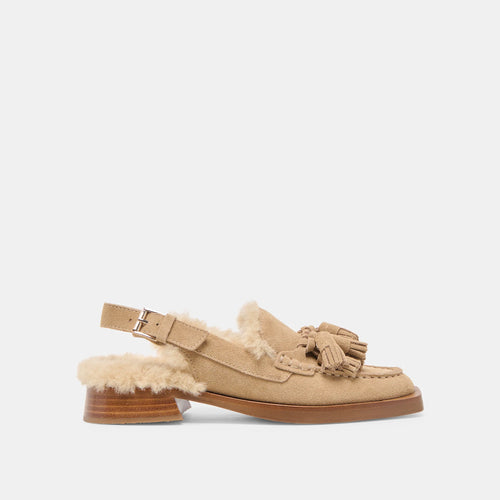 DV Dk. Taupe Suede Hamlit Plush Loafer