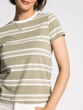 Load image into Gallery viewer, Soft SS Tee Green/Ivory