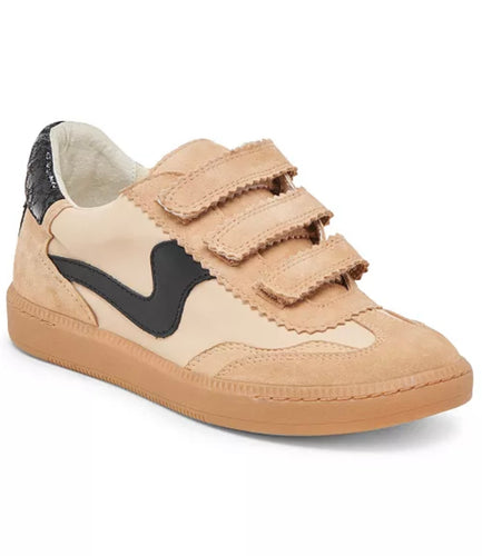 Dolce Vita Notice Velcro Sneaker-Tan Multi Suede