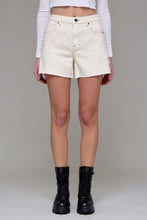 Load image into Gallery viewer, Hidden Ecru A Line Denim Short