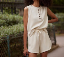 Load image into Gallery viewer, Varley Marla Button Placket Tank- Pristine
