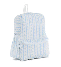Load image into Gallery viewer, TRVL Backpacker- Ribbon Floral Blue