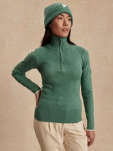 Load image into Gallery viewer, Varley Deep Sea Lawson Half-Zip Knit