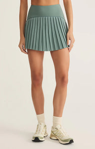 Z Supply Playing Doubles Skirt-Marine Mist