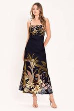 Load image into Gallery viewer, Deep Purple Floral Maxi Dress