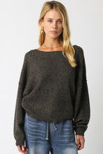 Load image into Gallery viewer, Charcoal Soft Knit Sweater