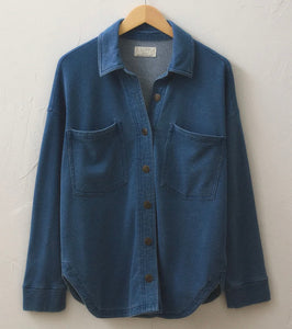 Z Supply Vintage Denim All Day Knit Jacket