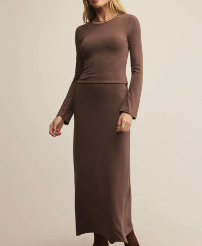 Z Supply Demure Top Suede