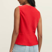 Load image into Gallery viewer, Z Supply Red Luana Top Kiss Me