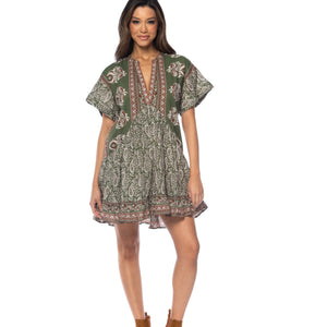 Forest Printed Dova Dress