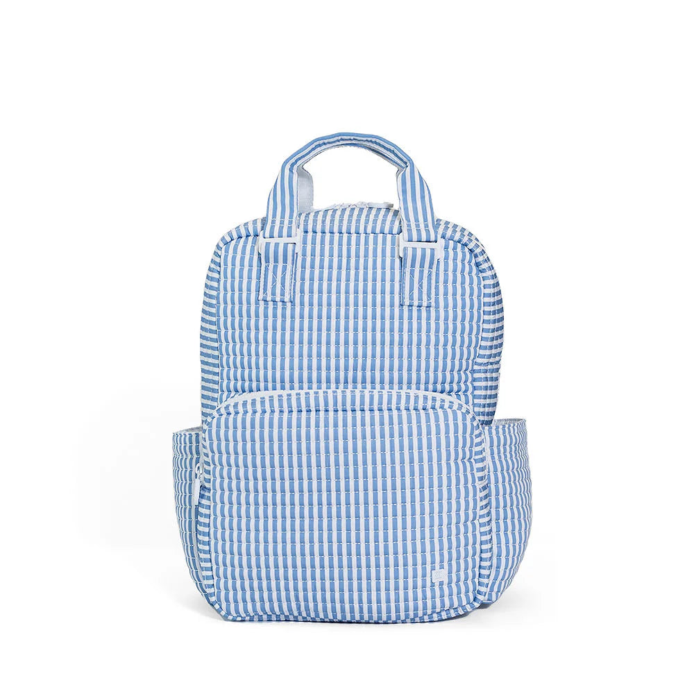 TRVL Quilted All You Need Bag-Pimlico Stripe Chambray