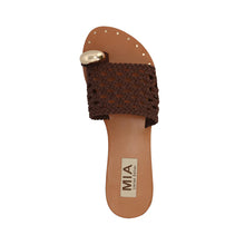 Load image into Gallery viewer, MIA Tiva Brown Woven Sandal