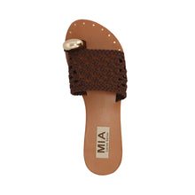 Load image into Gallery viewer, MIA Tiva Brown Woven Sandal
