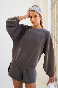 Charcoal Mist Scuba Modal Set