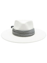 Load image into Gallery viewer, White Hat w/ Scarf