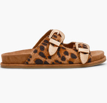 Load image into Gallery viewer, DV Leopard Percy Raffia Slide