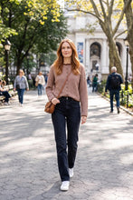 Load image into Gallery viewer, Pink/Brown Striped Button Cardigan