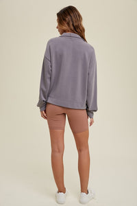 Med. Grey Soft Pullover