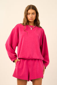 Royal Fuchsia Scuba Modal Set