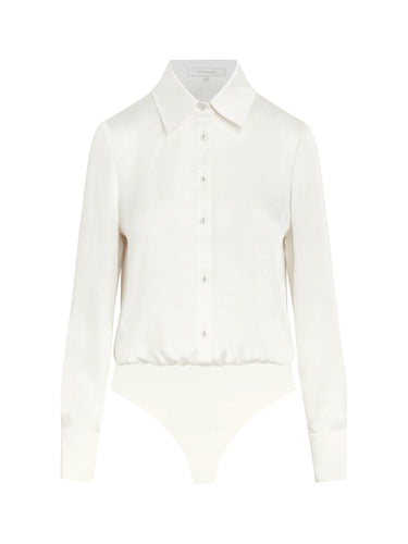 The Take Me Seriously Bodysuit White