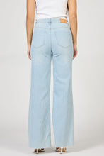 Load image into Gallery viewer, DJD Fiona Railroad Striped Wide Leg Jean