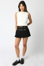 Load image into Gallery viewer, White Slvls Sweater Top