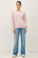 Load image into Gallery viewer, Dusty Pink Acid Wash Pullover Sweatshirt
