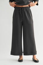 Load image into Gallery viewer, Charcoal Scuba Top + Pant Set