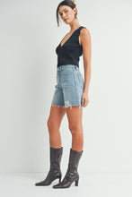 Load image into Gallery viewer, JP Light Denim Distressed Walking Short