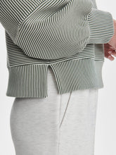 Load image into Gallery viewer, Varley Milano Half Zip Sweat 2.0- Thyme/Egret