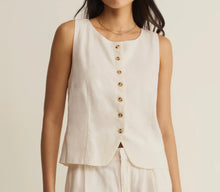 Load image into Gallery viewer, Z Supply Cloud Roman Linen Vest