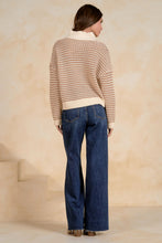 Load image into Gallery viewer, Natural 1/4 Zip Sweater