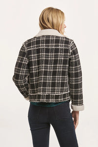 Black/White Plaid Alvie Jacket