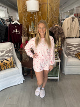Load image into Gallery viewer, Z Supply Pink Marshmallow Love First Heart Shorts