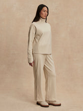 Load image into Gallery viewer, Varley Brushed Rib Wide Leg Pant 28” Marl/Chocolate