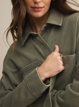 Load image into Gallery viewer, Z Supply Cropped All Day Knit Jacket-Hunter Green